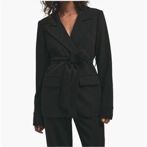 Favorite Daughter Black Adrienne Blazer NWT XL Black
